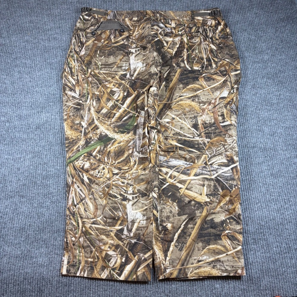 Game Winner Pants Men's 3XL Realtree Max-5 Camo Cargo Hunting Brown 48-50 Waist